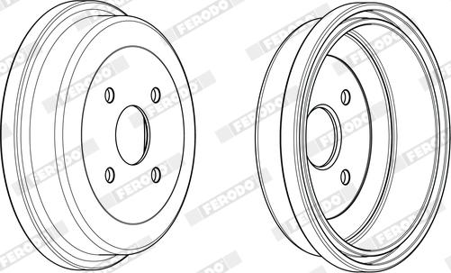 Ferodo FDR329742 - Tamburo freno autozon.pro