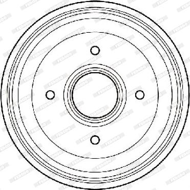 Ferodo FDR329700 - Tamburo freno autozon.pro