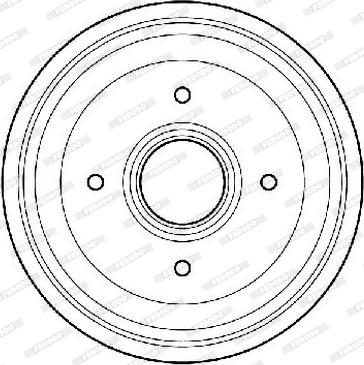 Ferodo FDR329701 - Tamburo freno autozon.pro