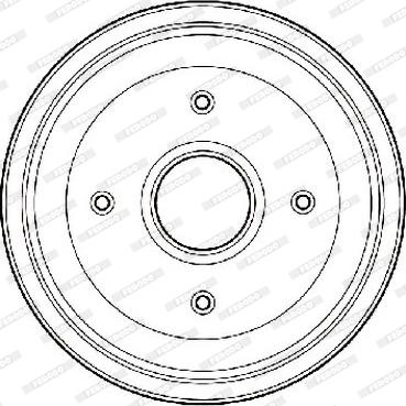 Ferodo FDR329703 - Tamburo freno autozon.pro