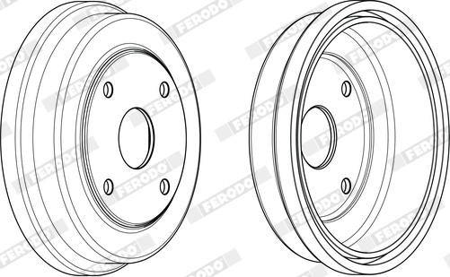 Ferodo FDR329739 - Tamburo freno autozon.pro