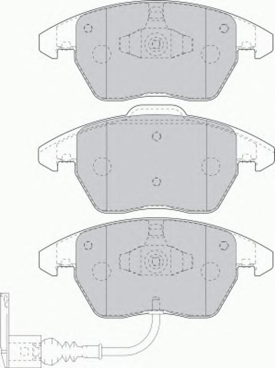 Ferodo FDS1641 - Kit pastiglie freno, Freno a disco autozon.pro