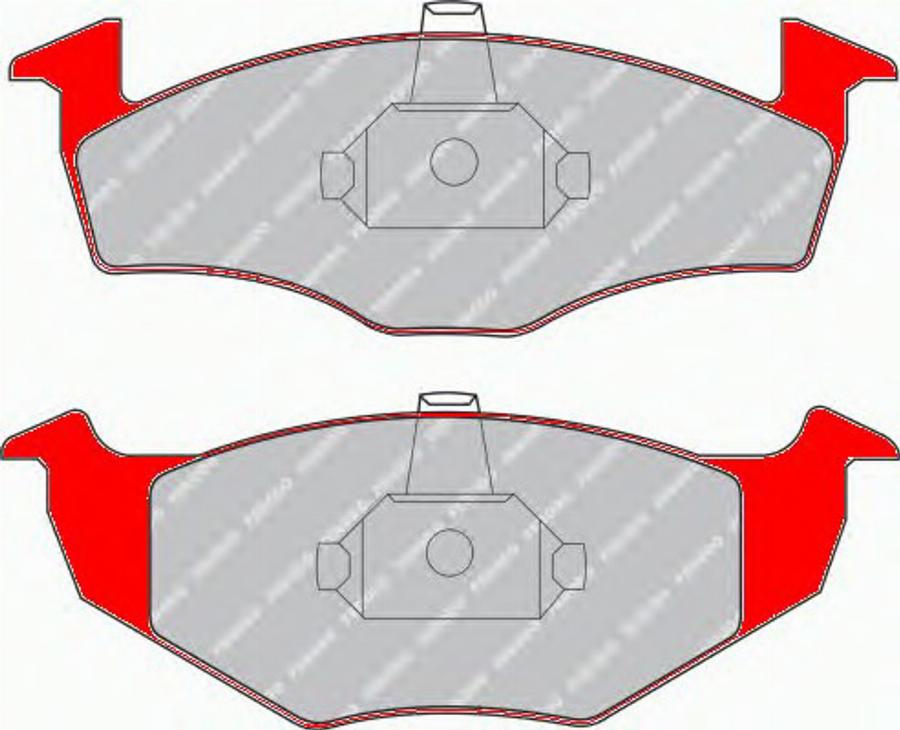 Ferodo FDS1101 - Kit pastiglie freno, Freno a disco autozon.pro