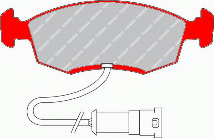 Ferodo FDS276 - Kit pastiglie freno, Freno a disco autozon.pro