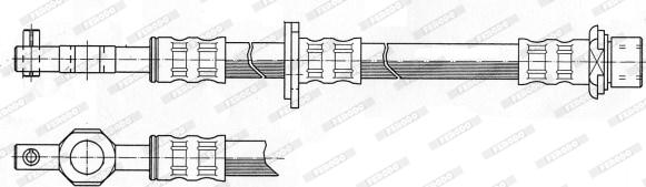 Ferodo FHY3085 - Flessibile del freno autozon.pro