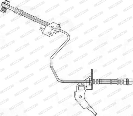 Ferodo FHY2605 - Flessibile del freno autozon.pro