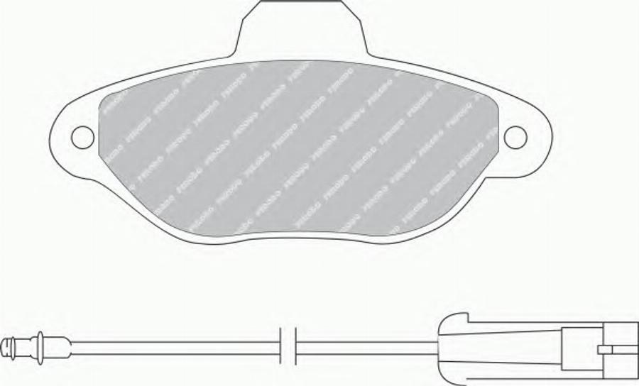 Ferodo FQT925 - Kit pastiglie freno, Freno a disco autozon.pro