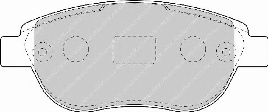 Ferodo FQT1476 - Kit pastiglie freno, Freno a disco autozon.pro