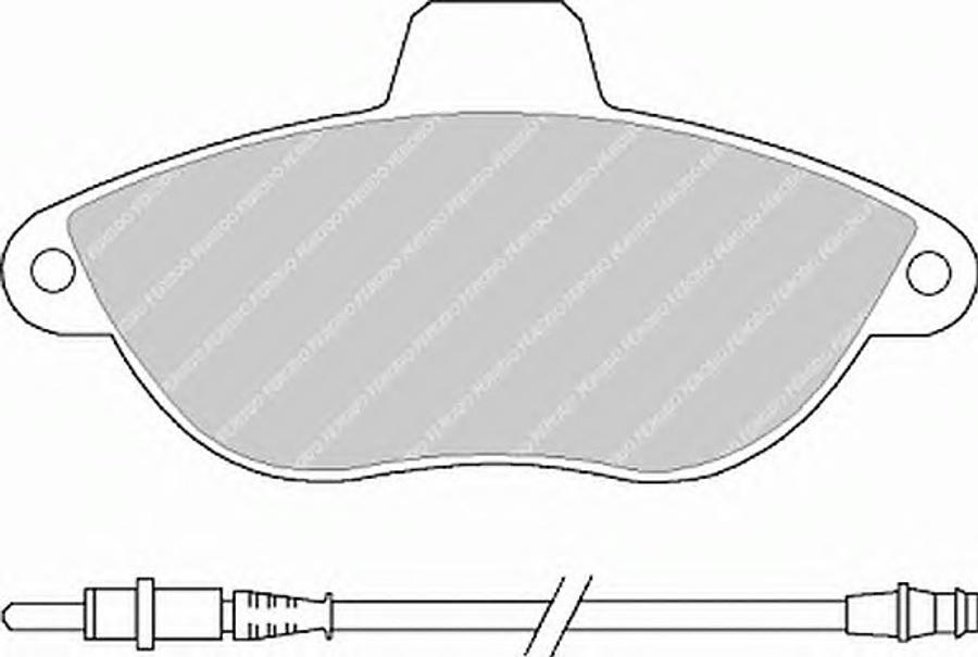 Ferodo FQT1002 - Kit pastiglie freno, Freno a disco autozon.pro