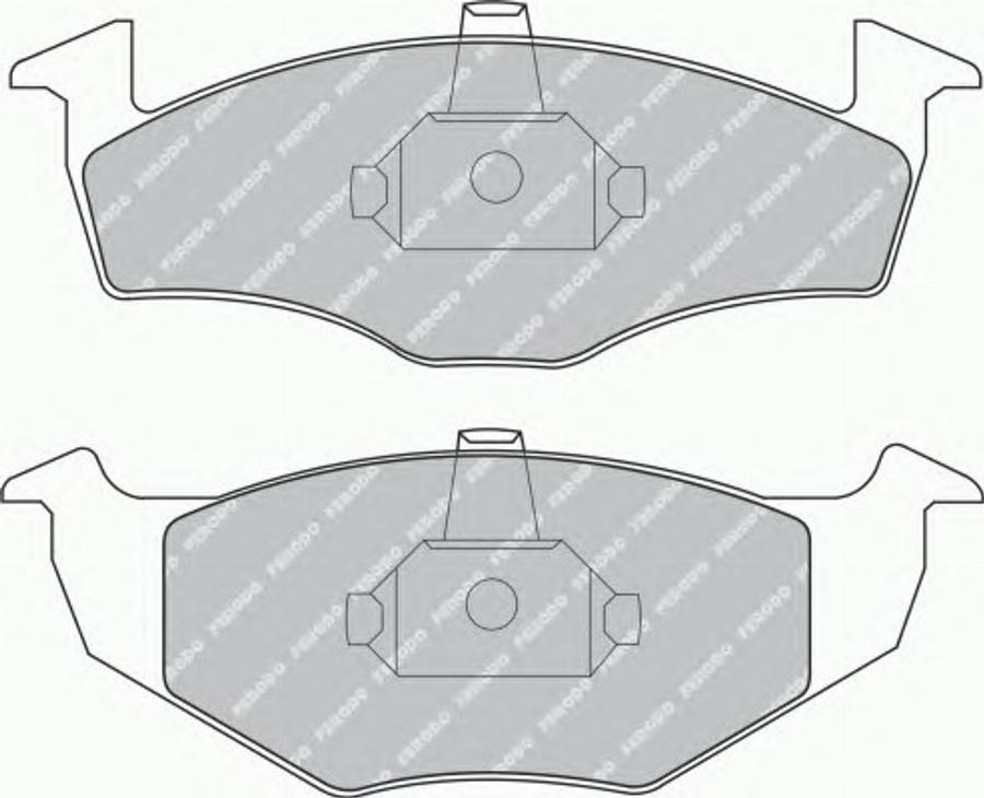 Ferodo FQT1101 - Kit pastiglie freno, Freno a disco autozon.pro