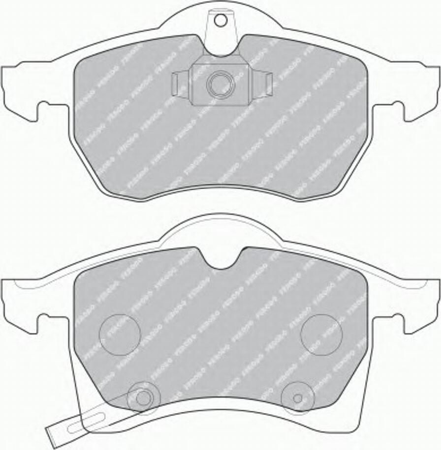 Ferodo FQT1295 - Kit pastiglie freno, Freno a disco autozon.pro