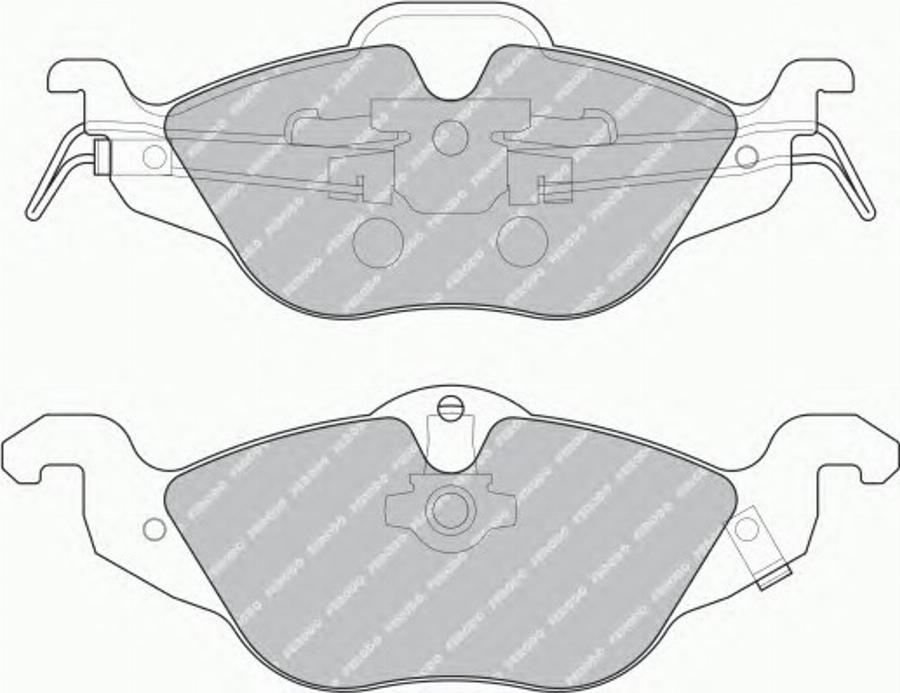 Ferodo FQT1293 - Kit pastiglie freno, Freno a disco autozon.pro