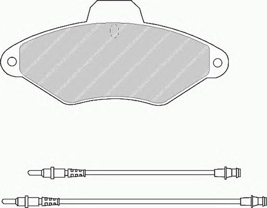 Ferodo FQT874 - Kit pastiglie freno, Freno a disco autozon.pro