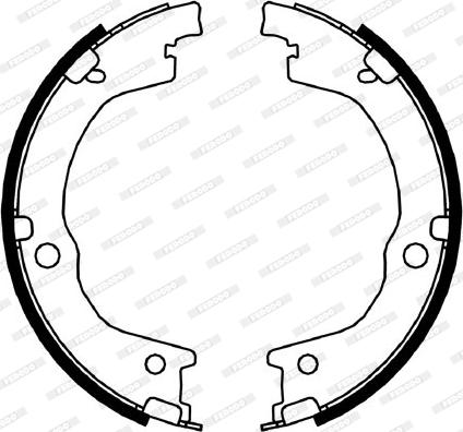 Ferodo FSB4049 - Kit ganasce, Freno stazionamento autozon.pro