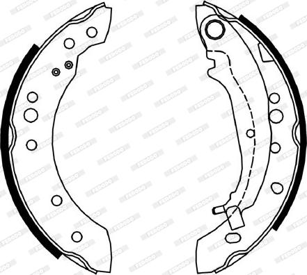 Ferodo FSB4051 - Kit ganasce freno autozon.pro