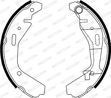 Ferodo FSB4007 - Kit ganasce freno autozon.pro