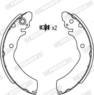 Ferodo FSB4177 - Kit ganasce freno autozon.pro