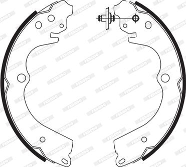 Ferodo FSB629 - Kit ganasce freno autozon.pro