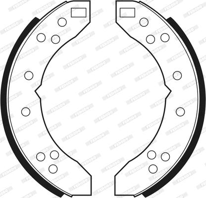 Ferodo FSB346 - Kit ganasce freno autozon.pro