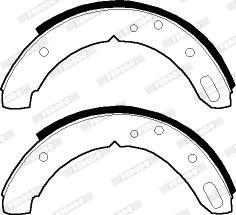Ferodo FSB348R - Kit ganasce, Freno stazionamento autozon.pro