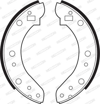 Ferodo FSB389 - Kit ganasce freno autozon.pro