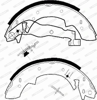 Ferodo FSB76R - Kit ganasce freno autozon.pro