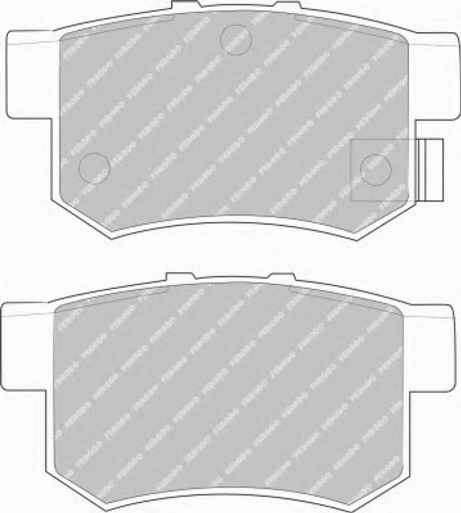 Ferodo FSL956 - Kit pastiglie freno, Freno a disco autozon.pro