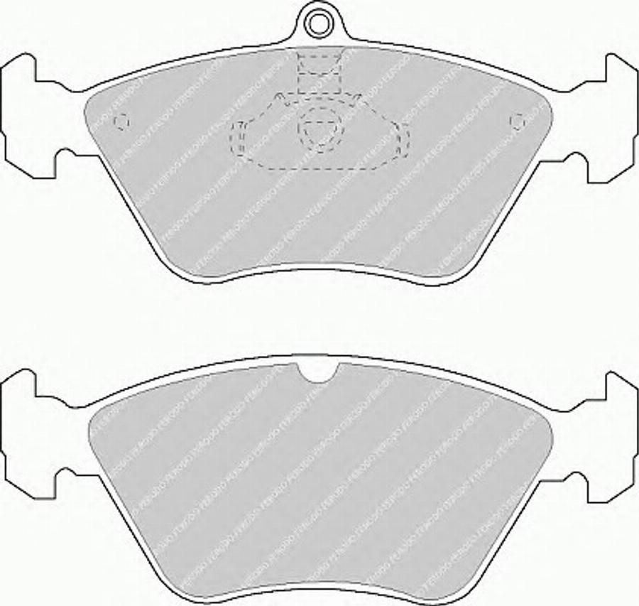 Ferodo FSL901 - Kit pastiglie freno, Freno a disco autozon.pro