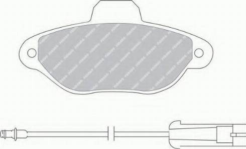 Ferodo FSL925 - Kit pastiglie freno, Freno a disco autozon.pro