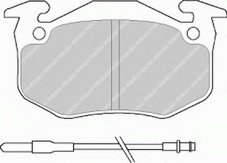 Ferodo FSL440 - Kit pastiglie freno, Freno a disco autozon.pro