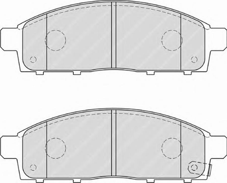 Ferodo FSL4023 - Kit pastiglie freno, Freno a disco autozon.pro