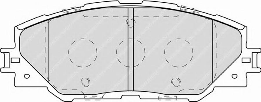 Ferodo FSL4136 - Kit pastiglie freno, Freno a disco autozon.pro