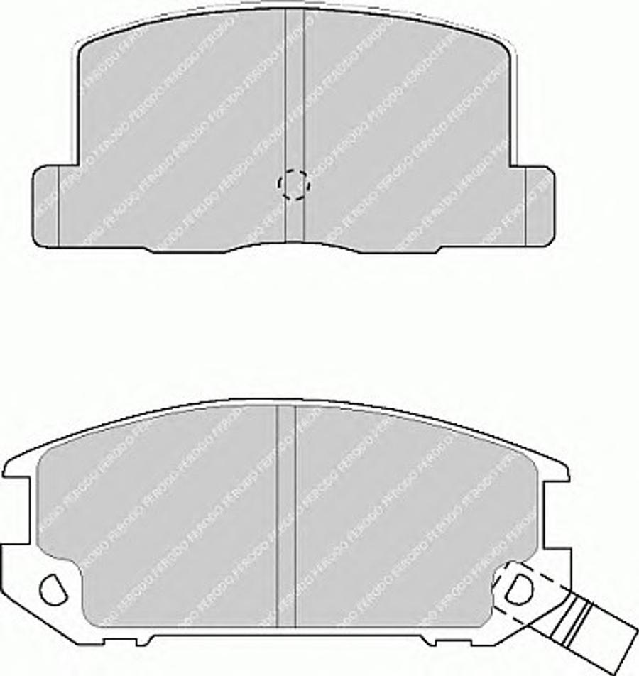 Ferodo FSL470 - Kit pastiglie freno, Freno a disco autozon.pro