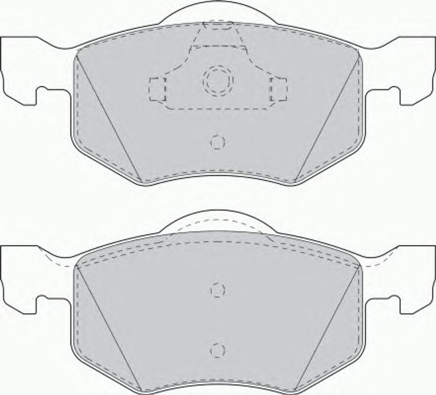 Ferodo FSL1571 - Kit pastiglie freno, Freno a disco autozon.pro