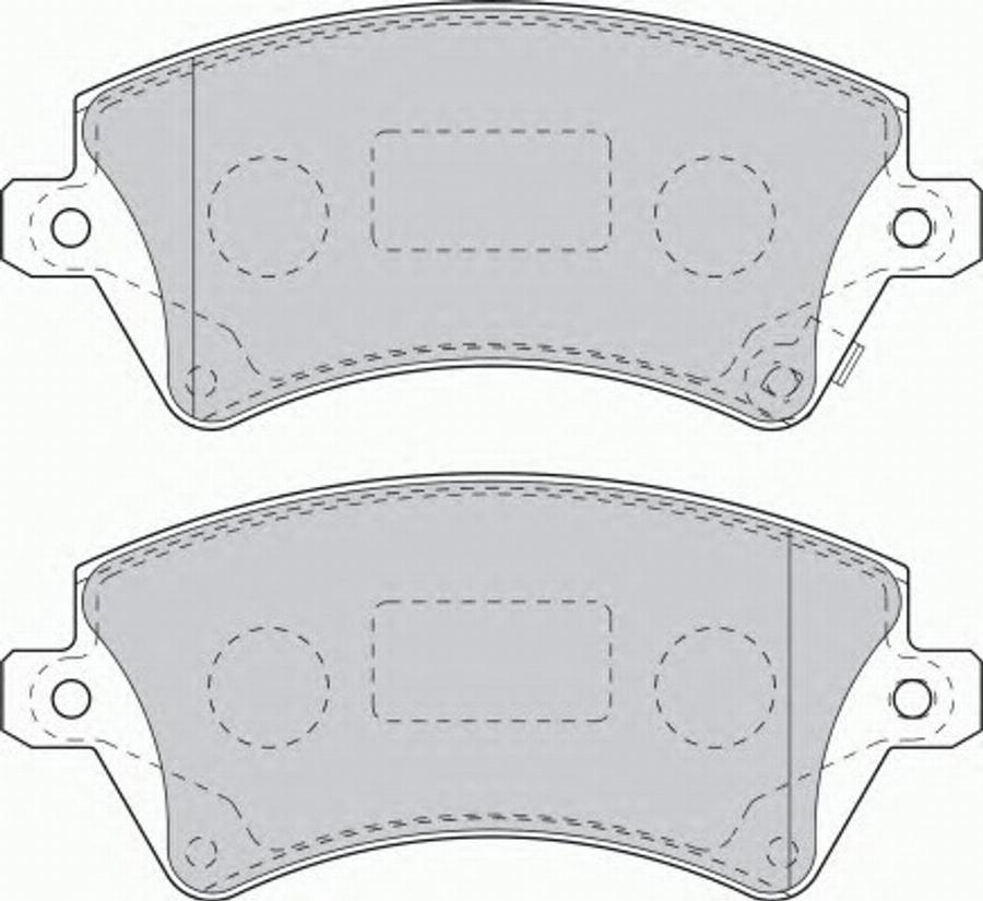 Ferodo FSL1573 - Kit pastiglie freno, Freno a disco autozon.pro