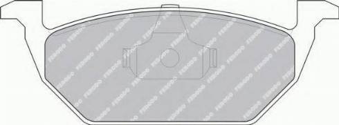 Ferodo FSL1094 - Kit pastiglie freno, Freno a disco autozon.pro