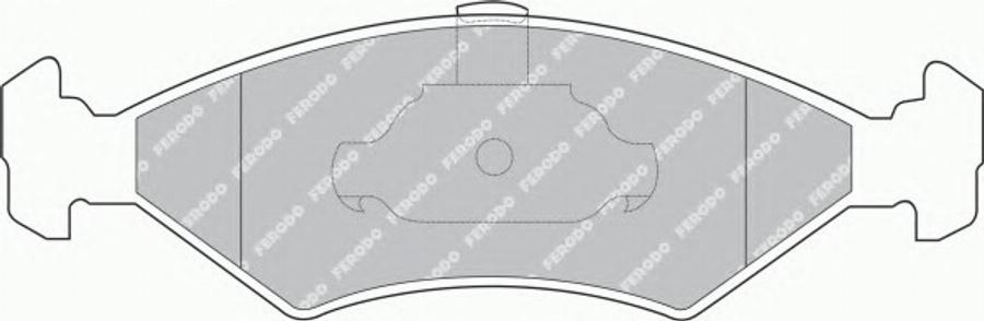 Ferodo FSL1081 - Kit pastiglie freno, Freno a disco autozon.pro