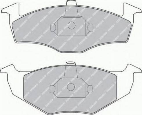 Ferodo FSL1101 - Kit pastiglie freno, Freno a disco autozon.pro