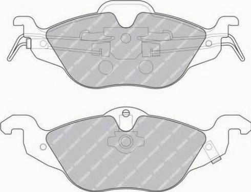 Ferodo FSL1293 - Kit pastiglie freno, Freno a disco autozon.pro