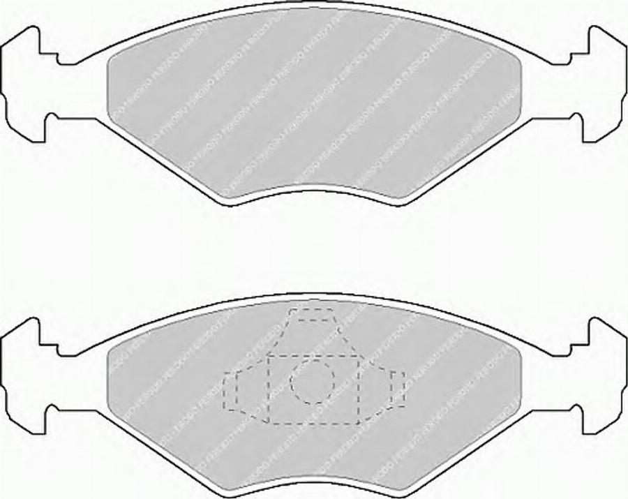 Ferodo FSL896 - Kit pastiglie freno, Freno a disco autozon.pro