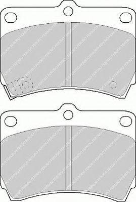 Ferodo FSL715 - Kit pastiglie freno, Freno a disco autozon.pro