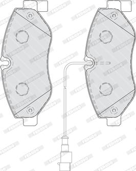 Ferodo FVR4053 - Kit pastiglie freno, Freno a disco autozon.pro