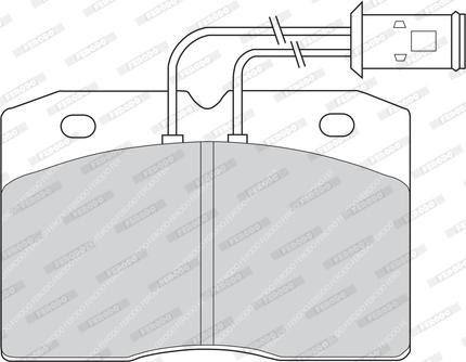 Ferodo FVR511 - Kit pastiglie freno, Freno a disco autozon.pro