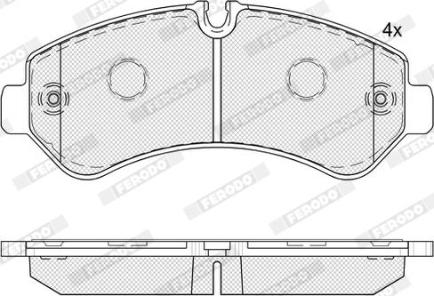 Ferodo FVR5187 - Kit pastiglie freno, Freno a disco autozon.pro