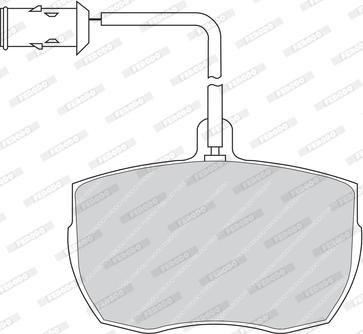 Ferodo FVR656 - Kit pastiglie freno, Freno a disco autozon.pro