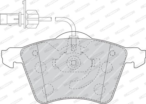 Ferodo FVR1484 - Kit pastiglie freno, Freno a disco autozon.pro