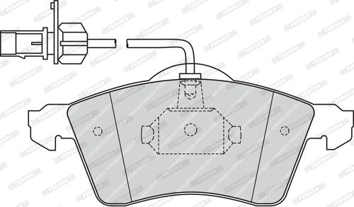 Ferodo FVR1518 - Kit pastiglie freno, Freno a disco autozon.pro