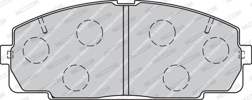 Ferodo FVR1884 - Kit pastiglie freno, Freno a disco autozon.pro
