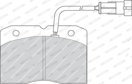 Ferodo FVR1353 - Kit pastiglie freno, Freno a disco autozon.pro
