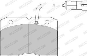 Ferodo FVR1353 - Kit pastiglie freno, Freno a disco autozon.pro